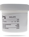 Image of CBG Isolate 10 gram jar.