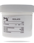 Image of CBG Isolate 5 gram jar.