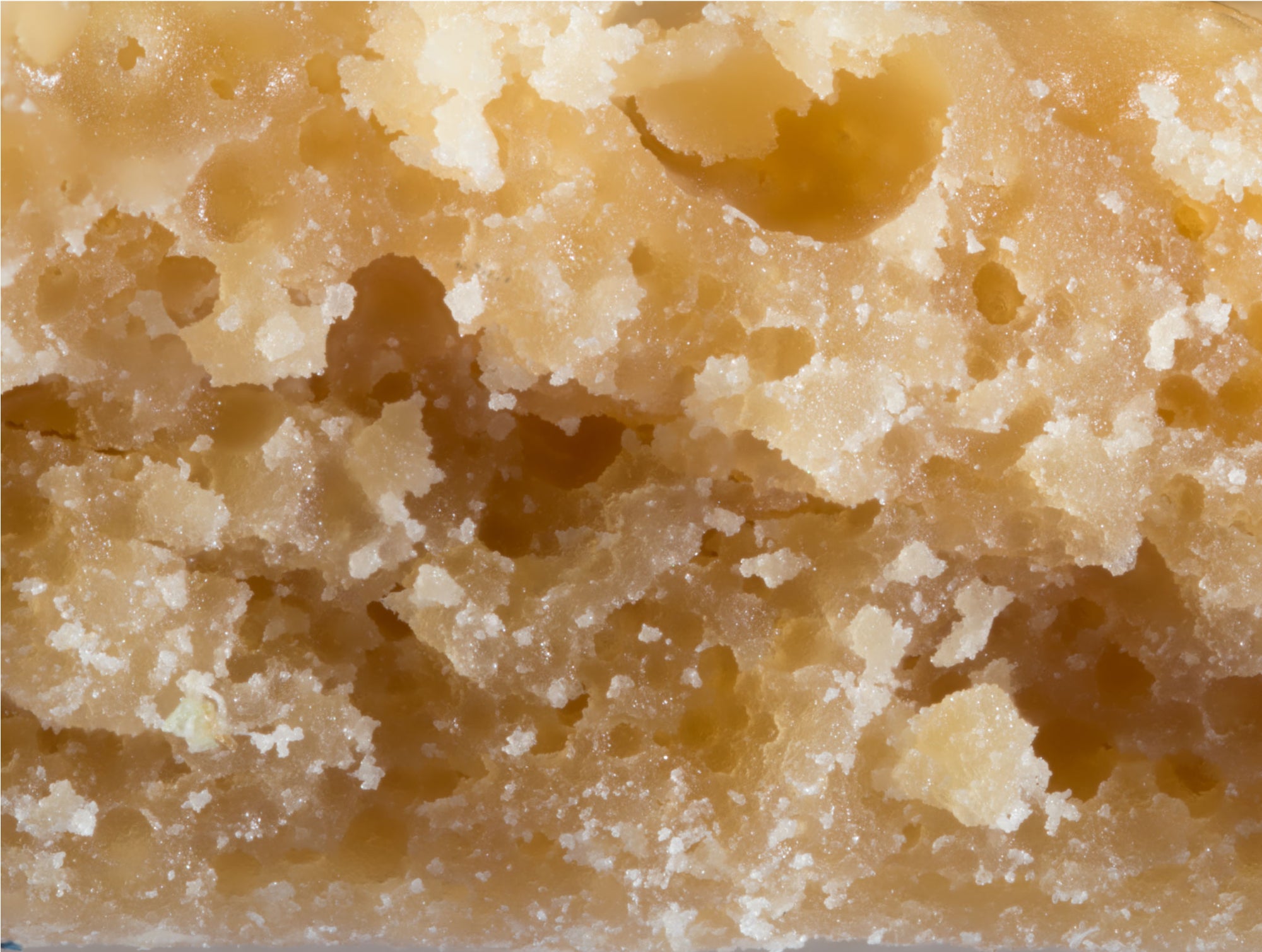 Up close image of CBD crumble