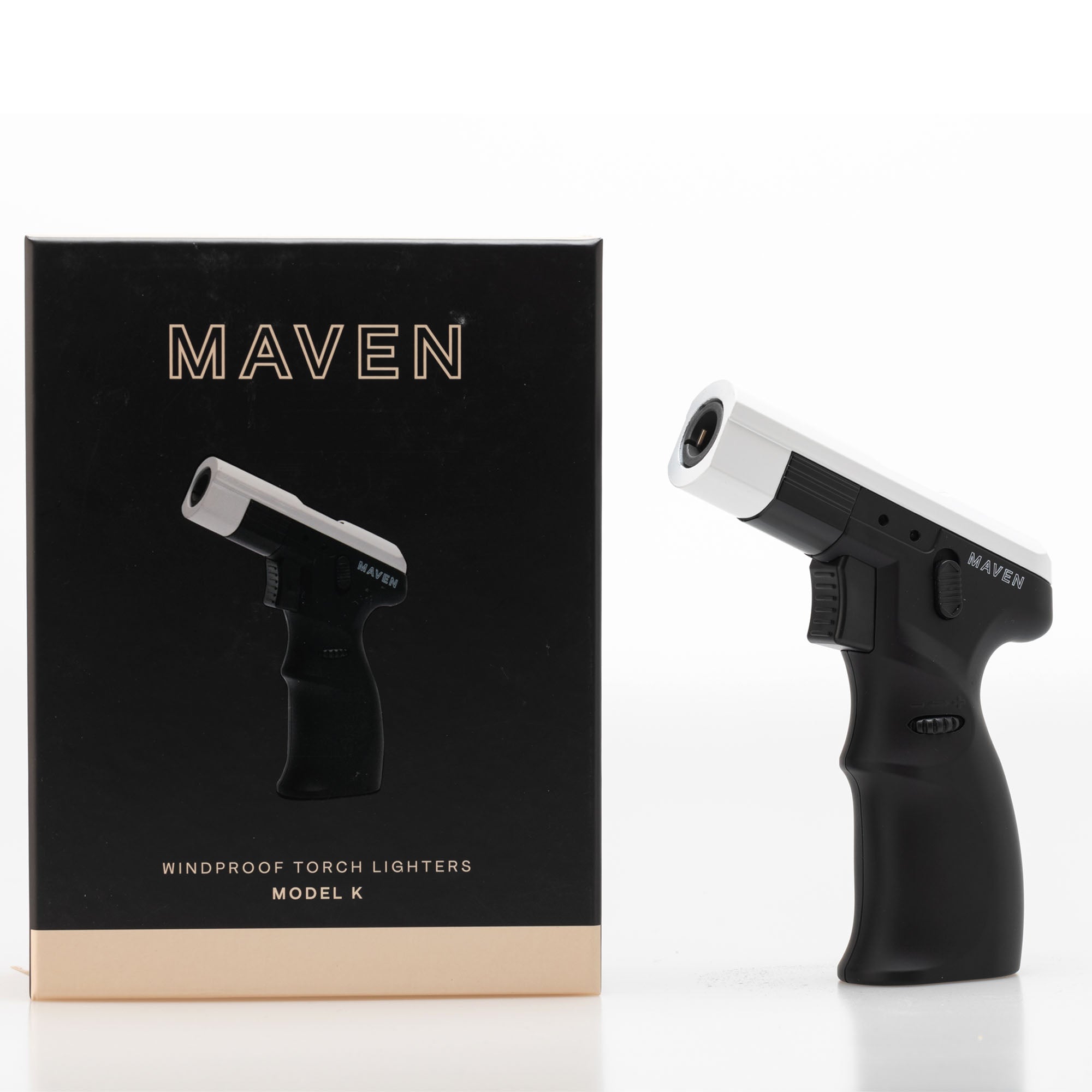 Maven Model K Torch - White & Black