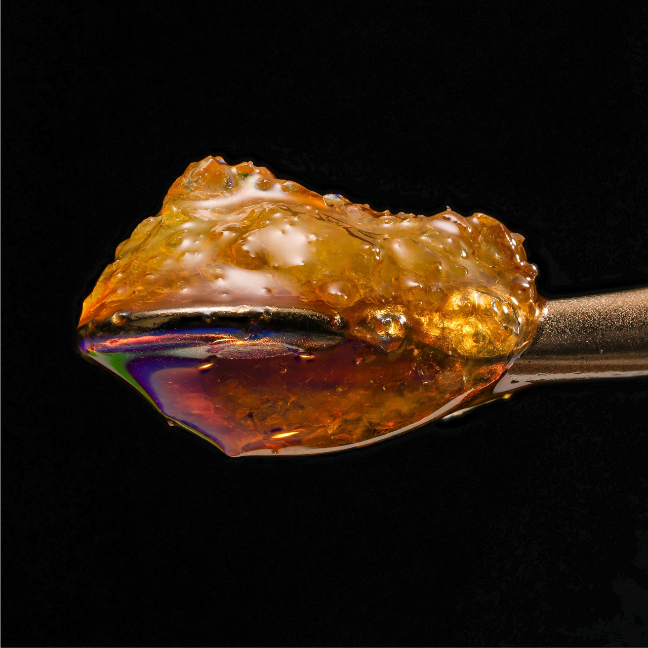 Image of CBD live resin concentrate on a dab tool