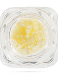 Image of a glass jar containing 1 gram of CBD Sauce and Diamonds.