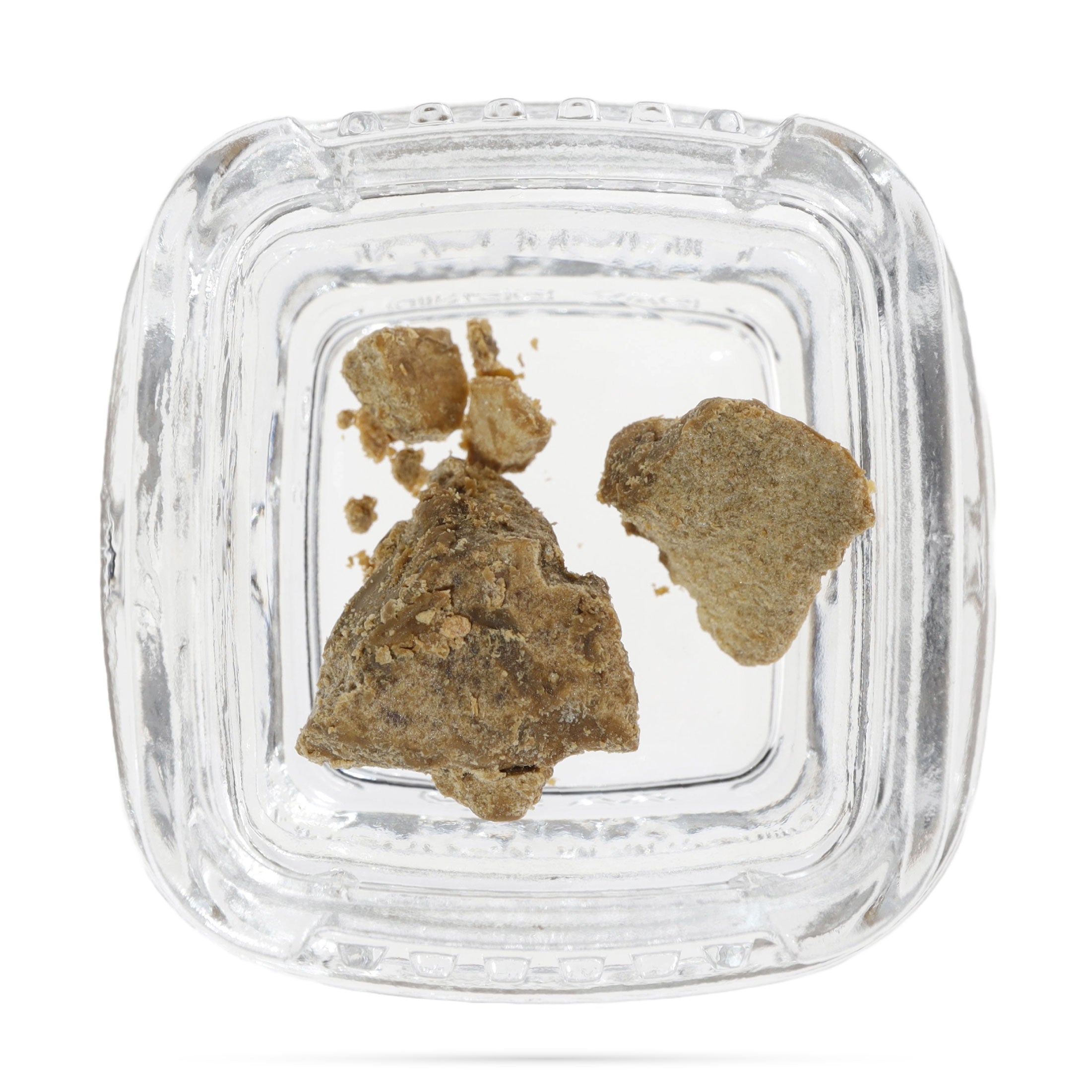 Image of a Calyx jar containing 1 gram of CBGa crumble.