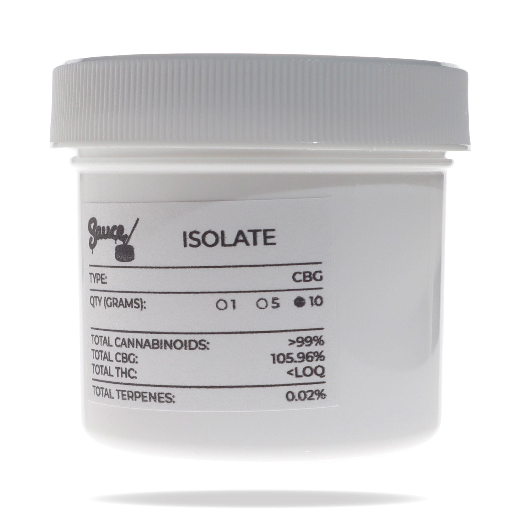 CBG Isolate | CBD Concentrates | Sauce Warehouse