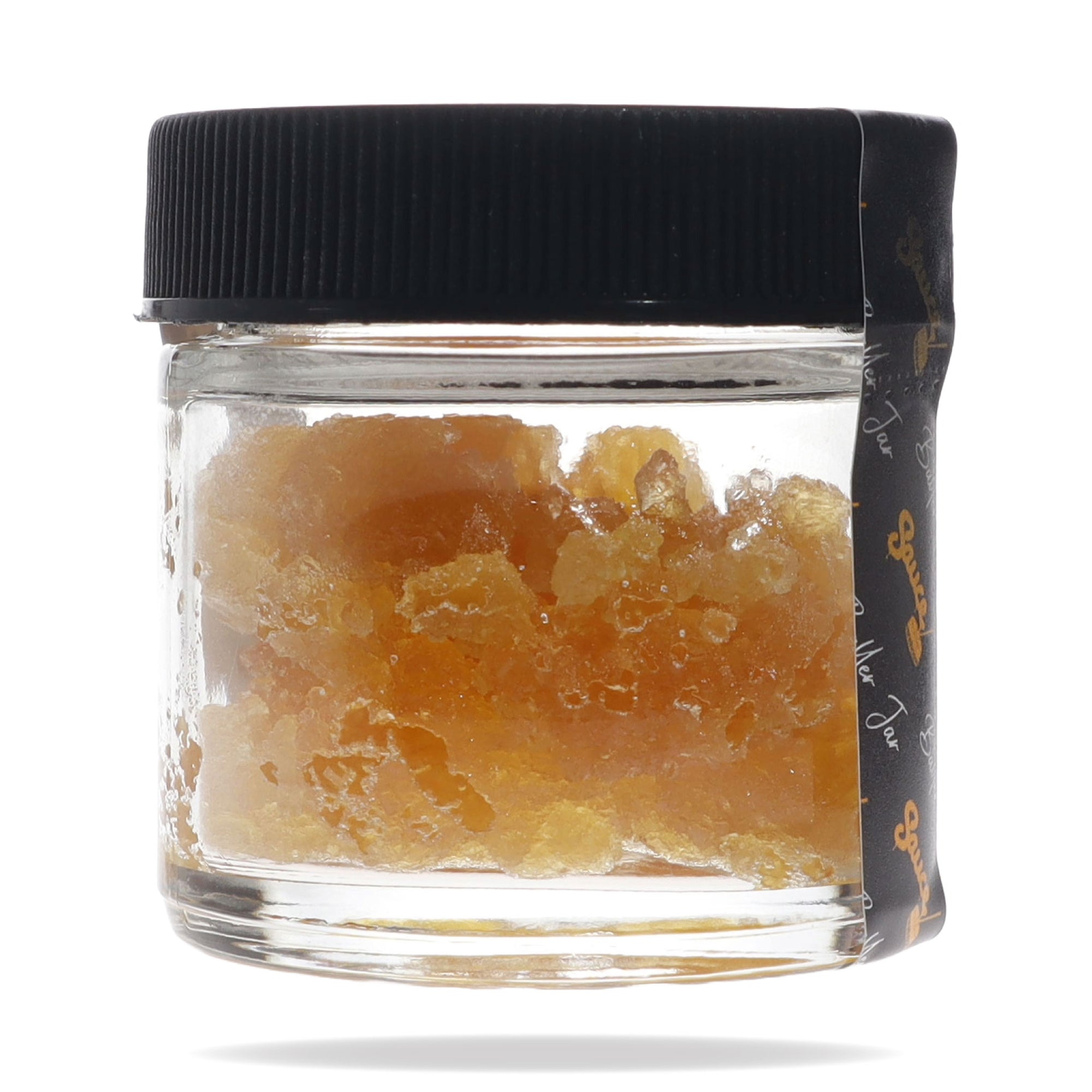 Image of Garlic Jam Mixed CBD Live Resin 14 Gram Baller Jar.
