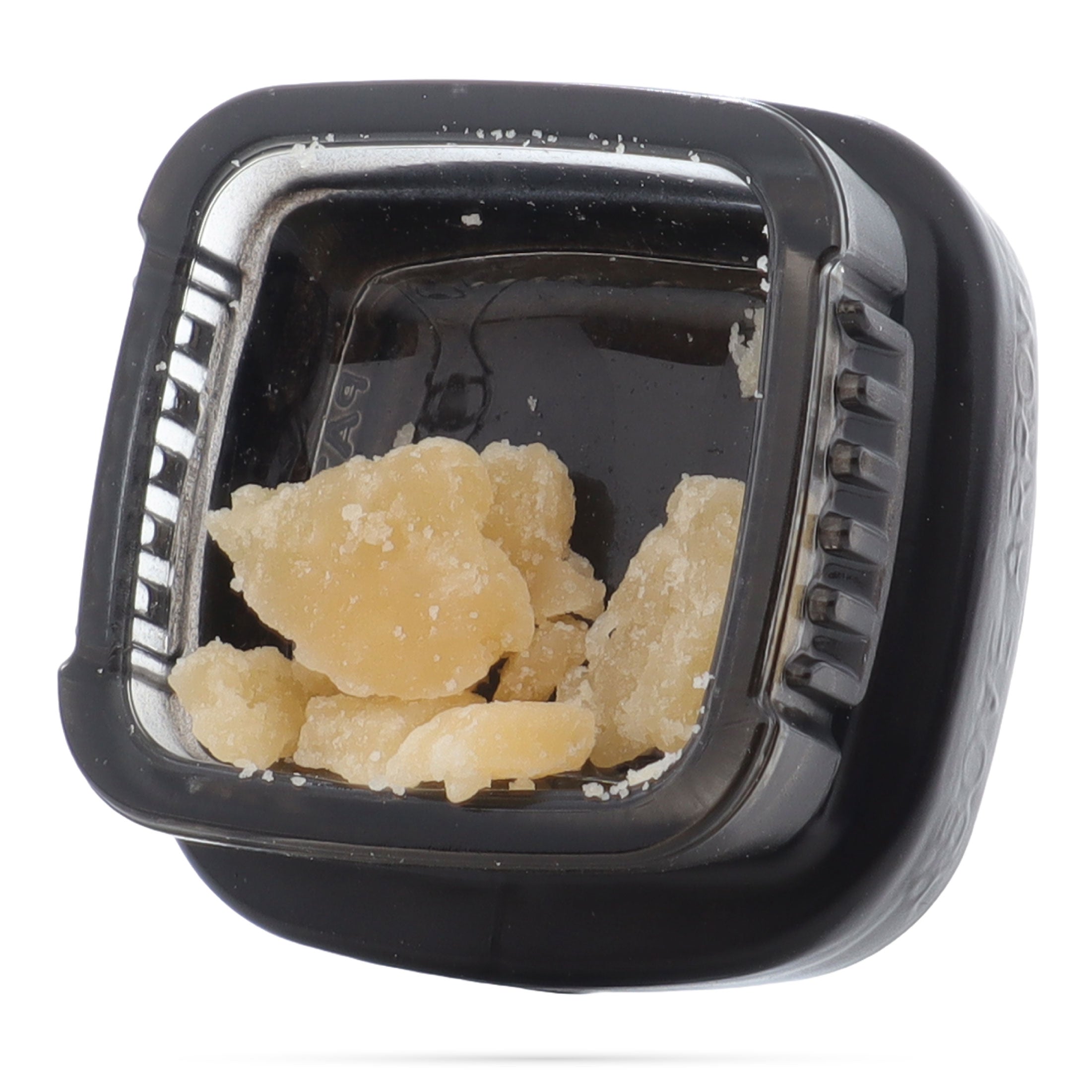 Image of a Calyx jar containing 1 gram of Lifter CBD Wax.