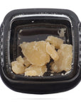 Image of a Calyx jar containing 1 gram of Lifter CBD Wax.