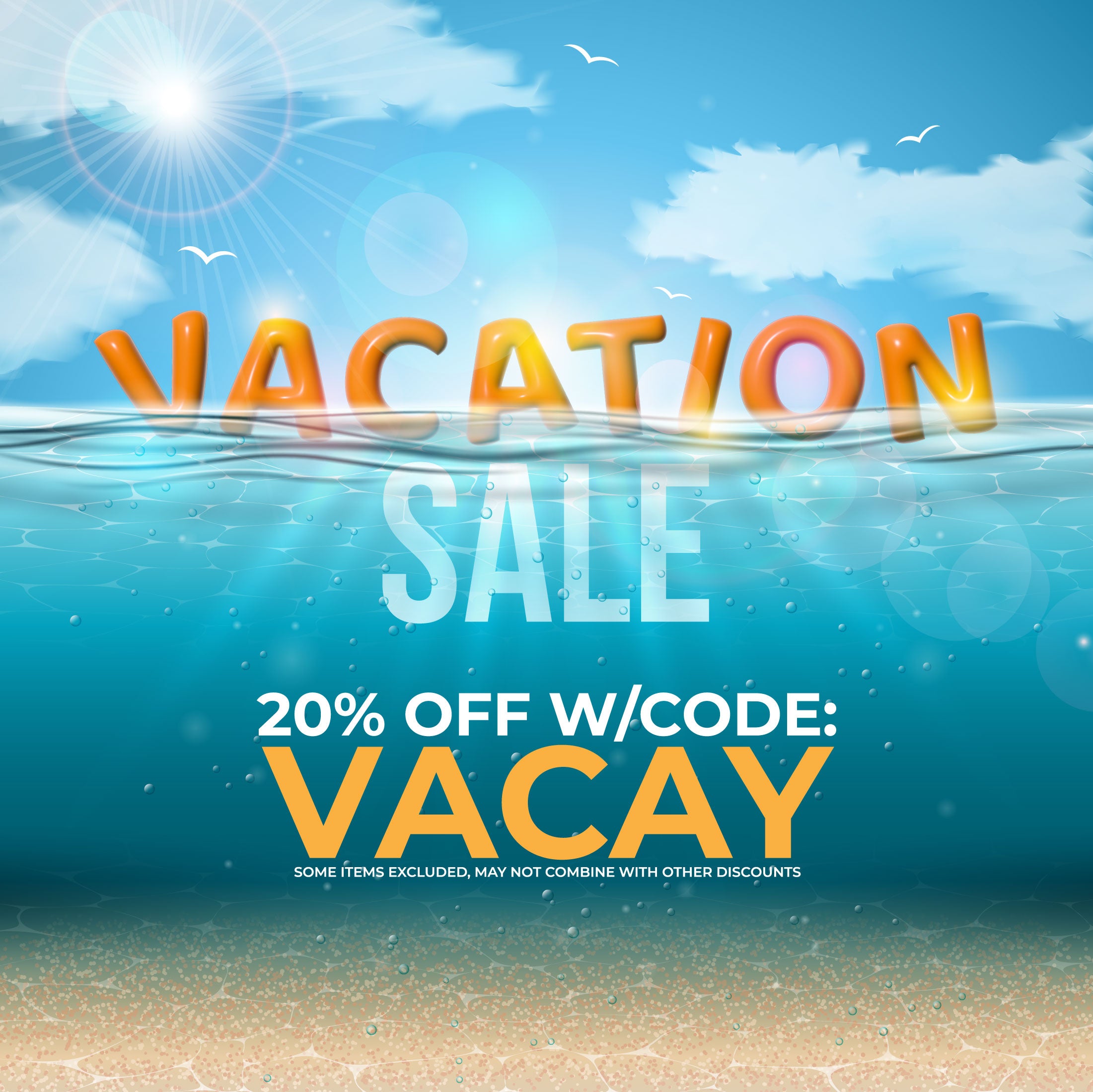 Promotional Image for Sauce Warehouse Vacation Sale