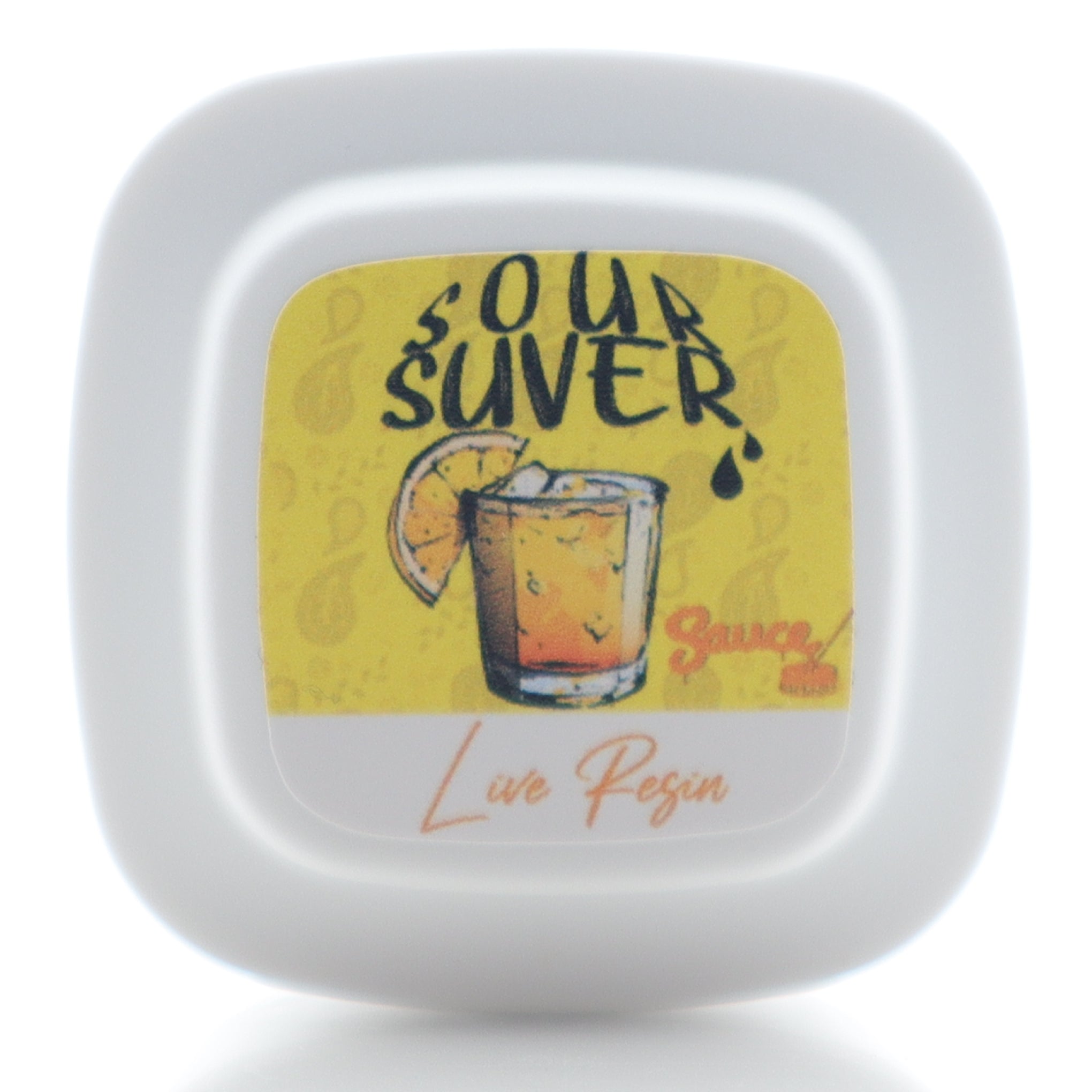 Sauce Warehouse Sour Suver CBD Live Resin Label