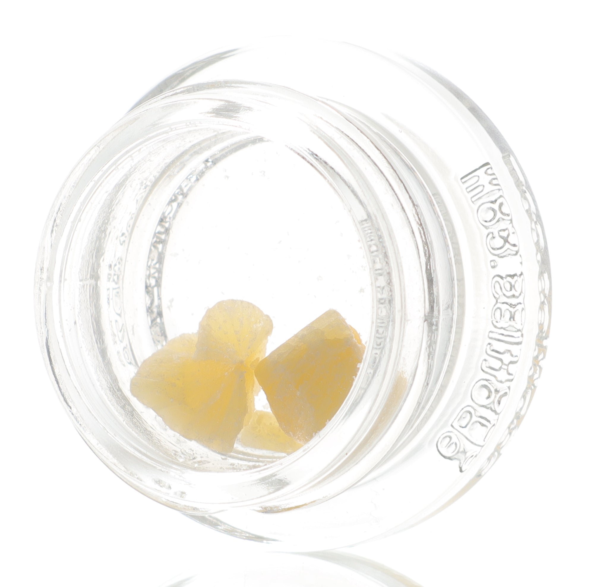 Concentrate jar containing Hemp Hop&#39;s Wild Bourbon CBD Live Resin